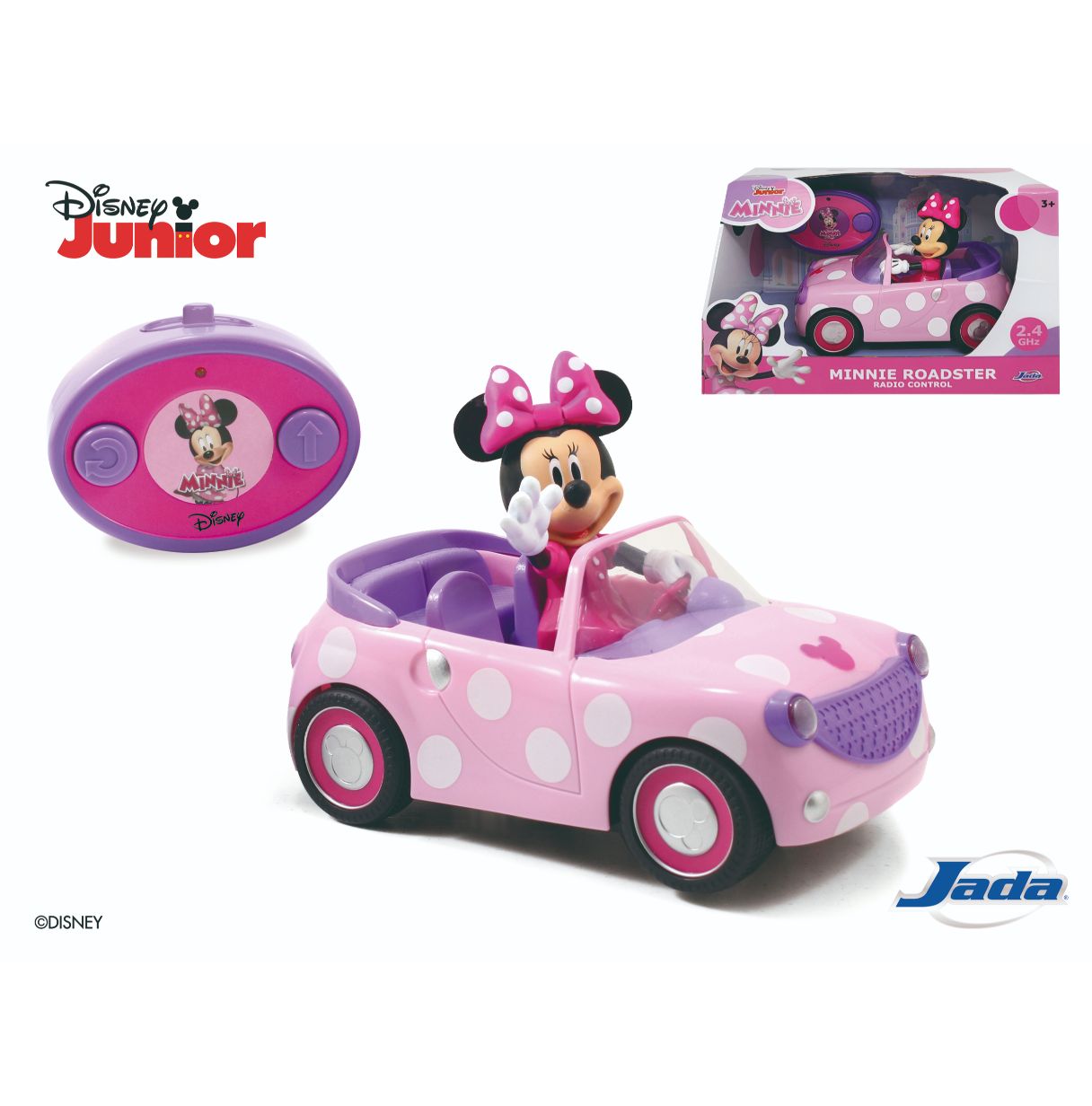 minnie roadster coche r/c 19cm  (simba - 253074001)