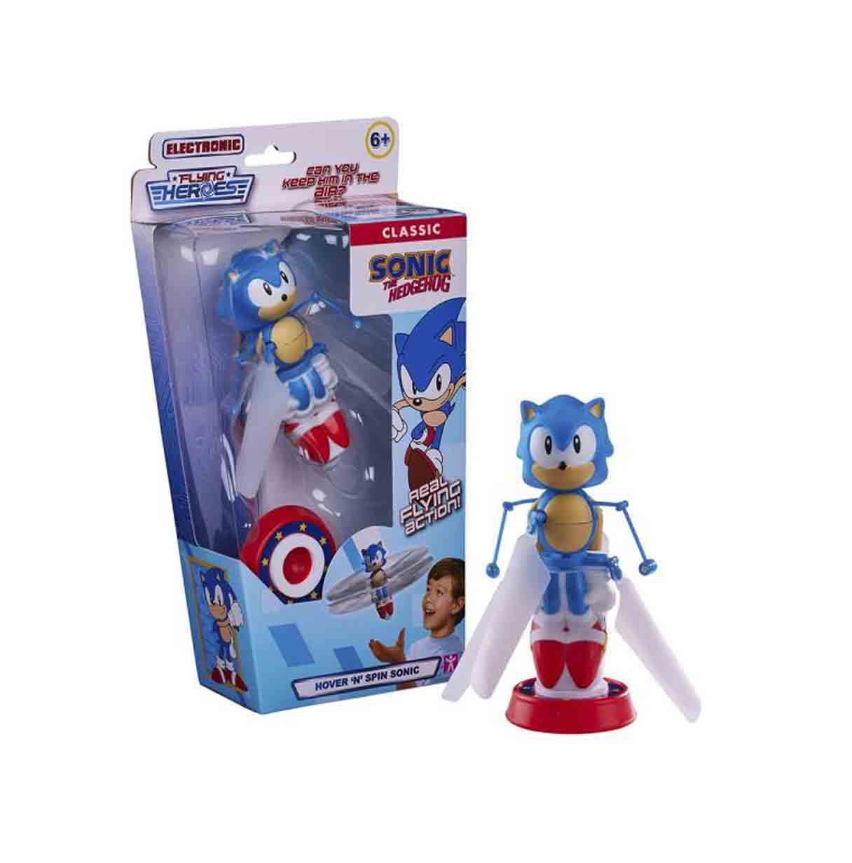 flying heroes electronico sonic ( bandai - co08133)