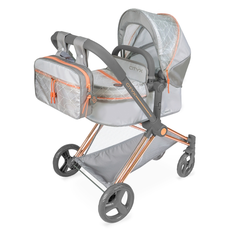 cityx coche muñecas 3x1 plegable 50 cm   ( decuevas toys - 81777 )