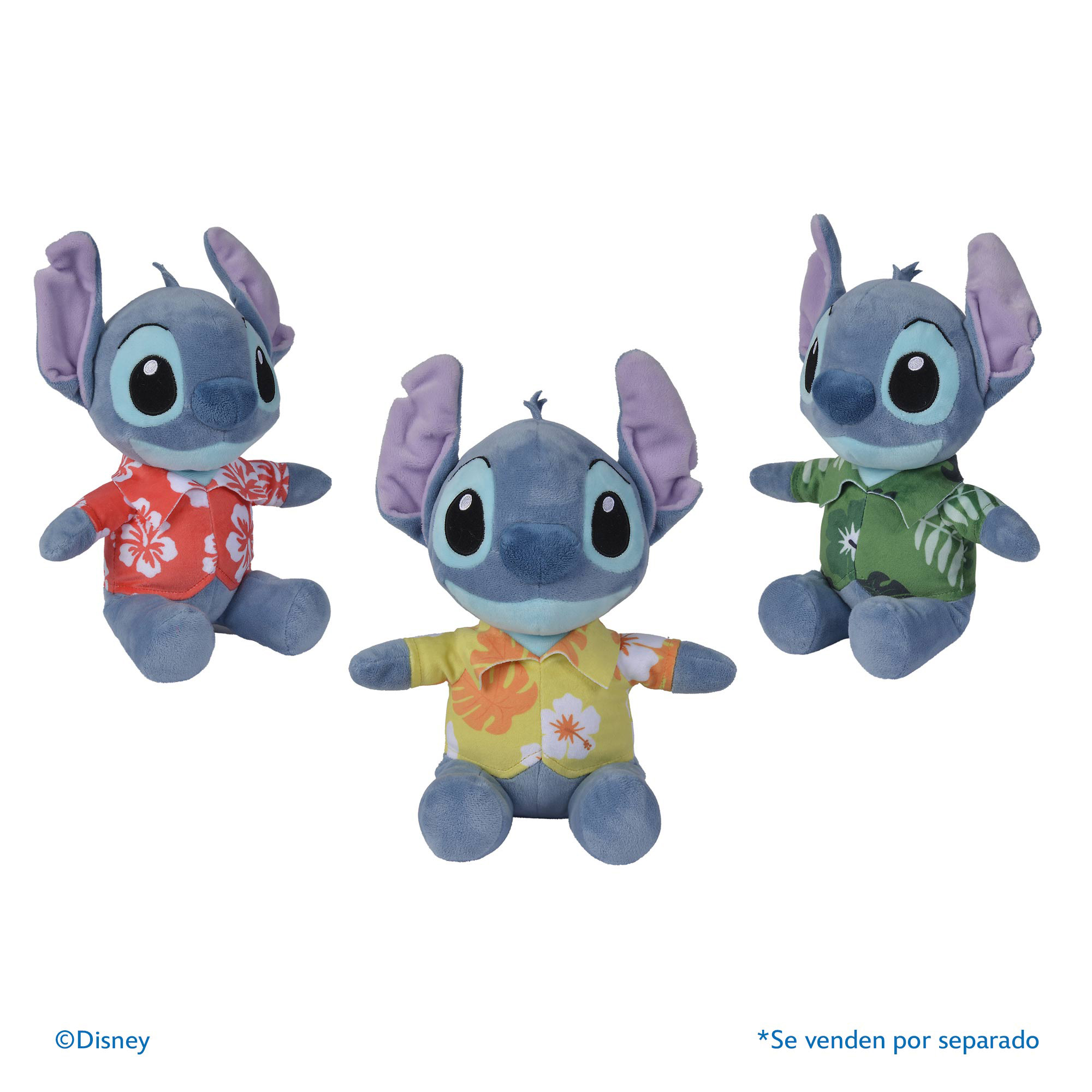 peluche stitch disney hawaii 25 cm surtidos ( simba - 6315876996 )