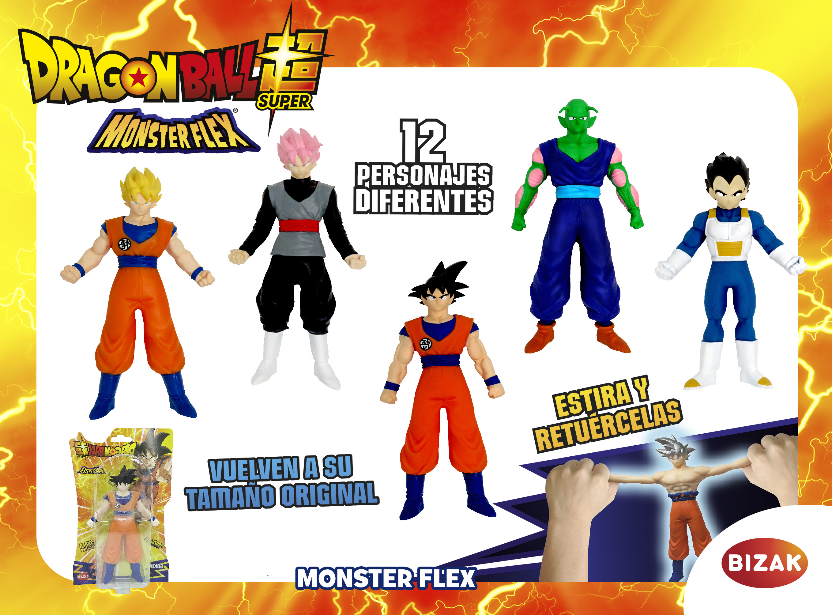 monsterflex dragon ball surtidos ( bizak - 64390230 )