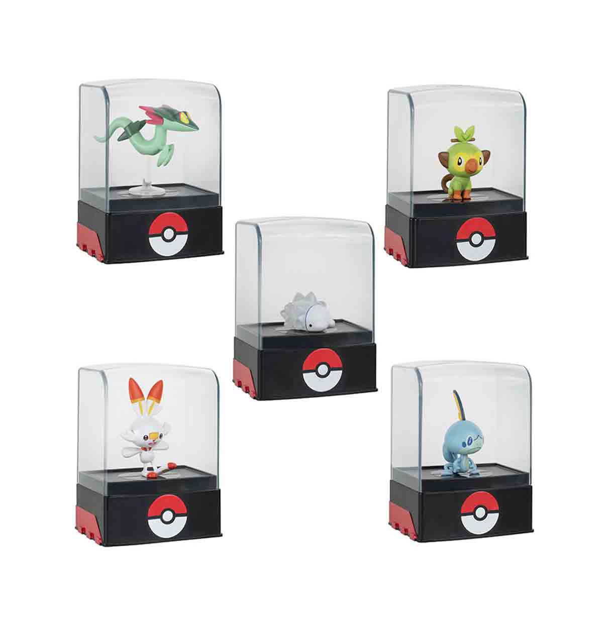 pokemon figura con vitrina surtidas ( bizak - 63222297 )