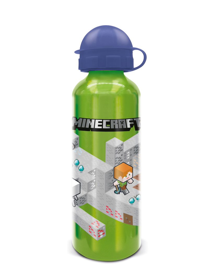 stor botella aluminio 530 ml minecraft (stor -40460)