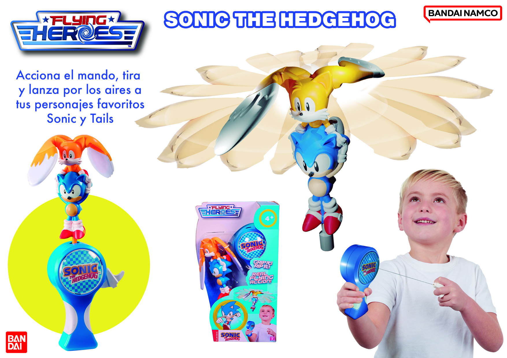 flying heroes sonic the hedgehog ( bandai - co07981 )