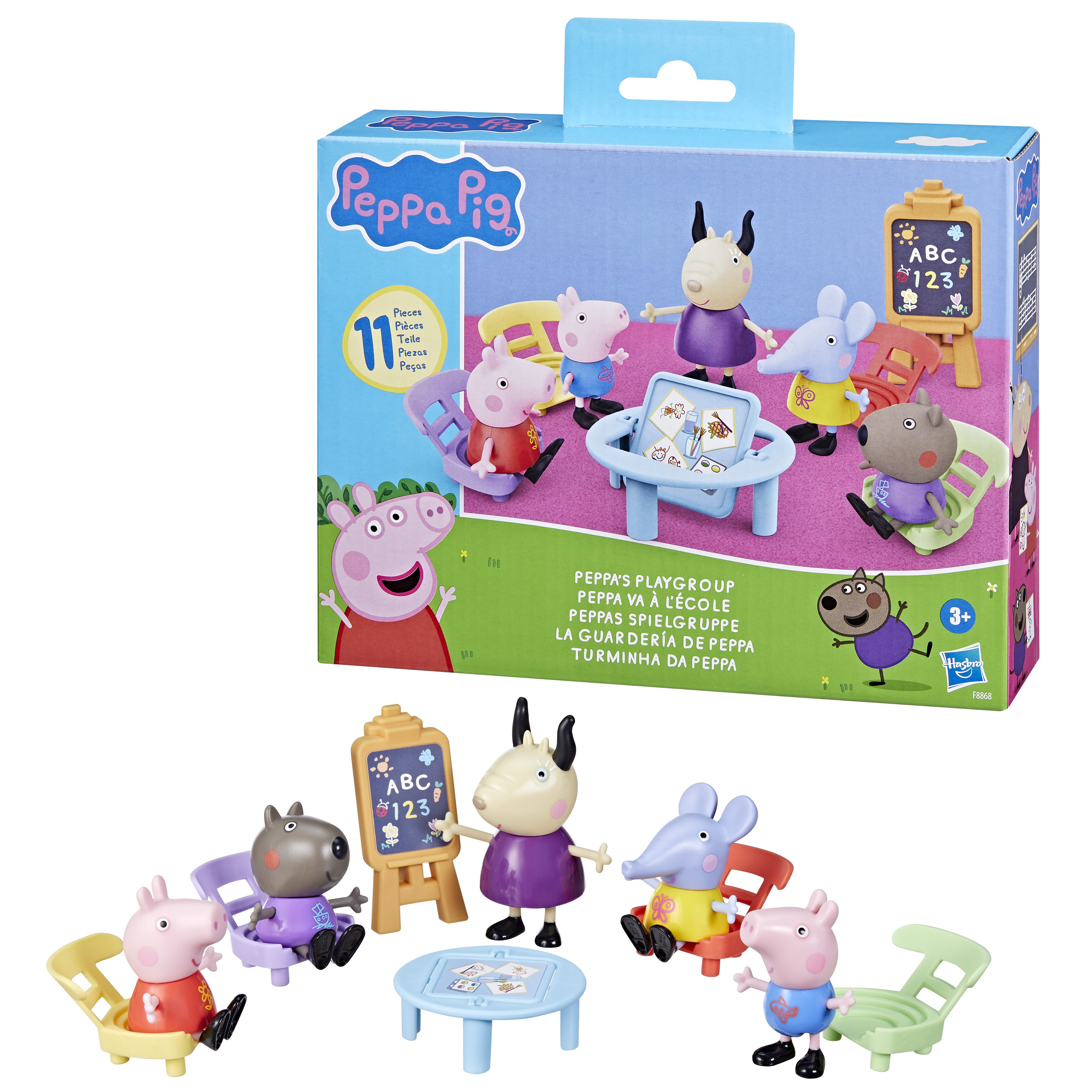 peppa pig la guarderia de peppa ( hasbro - f88685l2 )