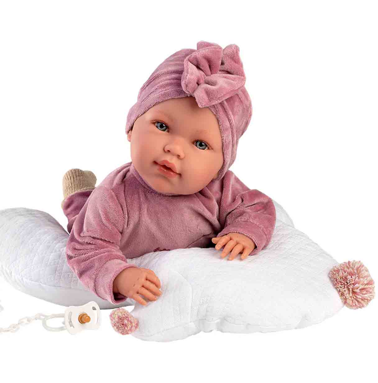 muñeca abril llorona chichonera 42 cm ( llorens - 74118 )