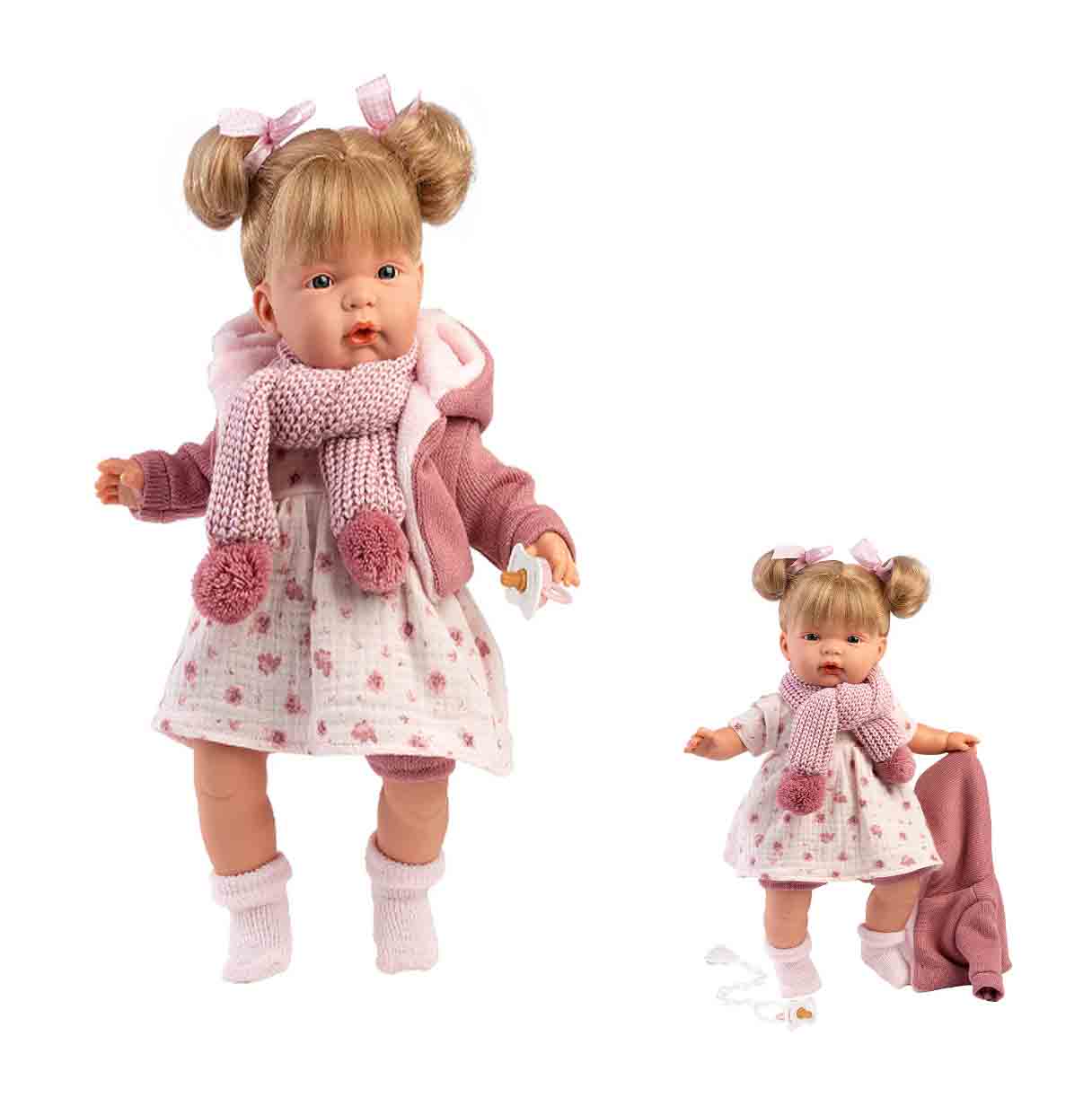 muñeca joelle llorona chaqueta 38 cm (llorens - 38358 )