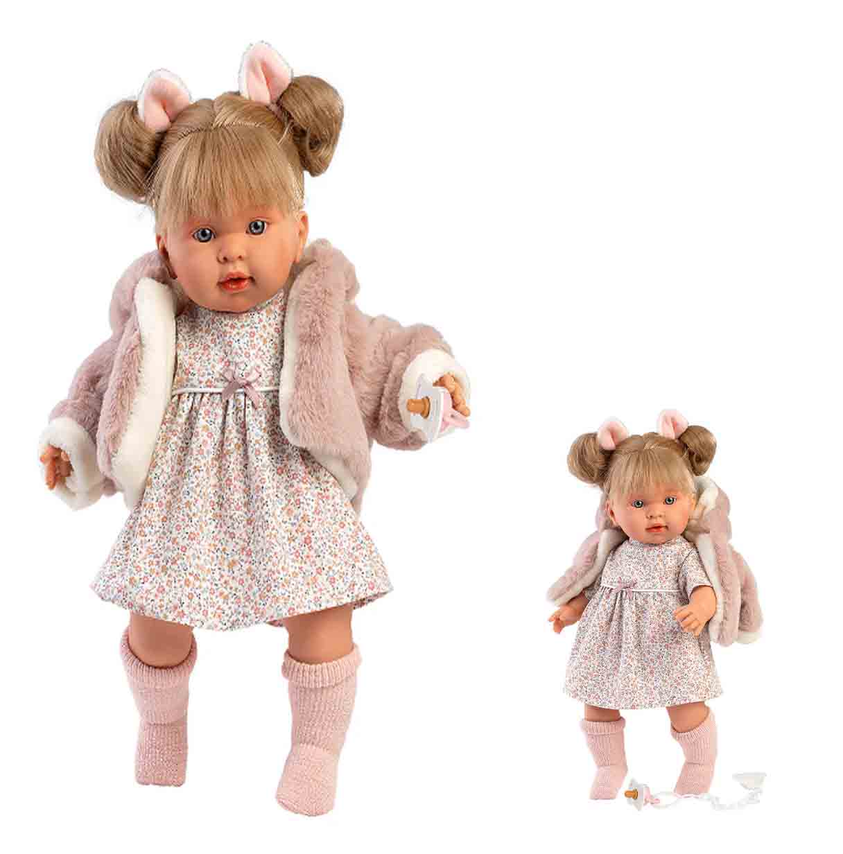 muñeca alexandra llorona 42 cm  (llorens - 42282)