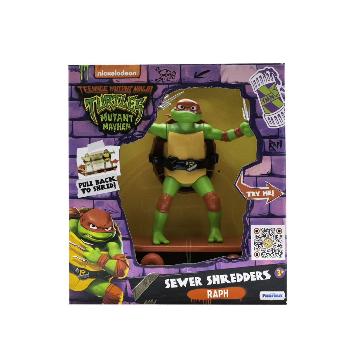 tmnt figuras tortugas luchadores 14,6 cm (funrise - 71055)