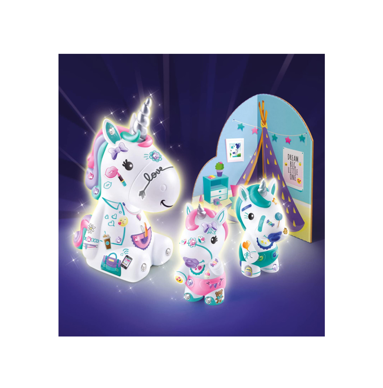 style 4 ever pack 3 familia unicornio ( canal toys - ofg287 )