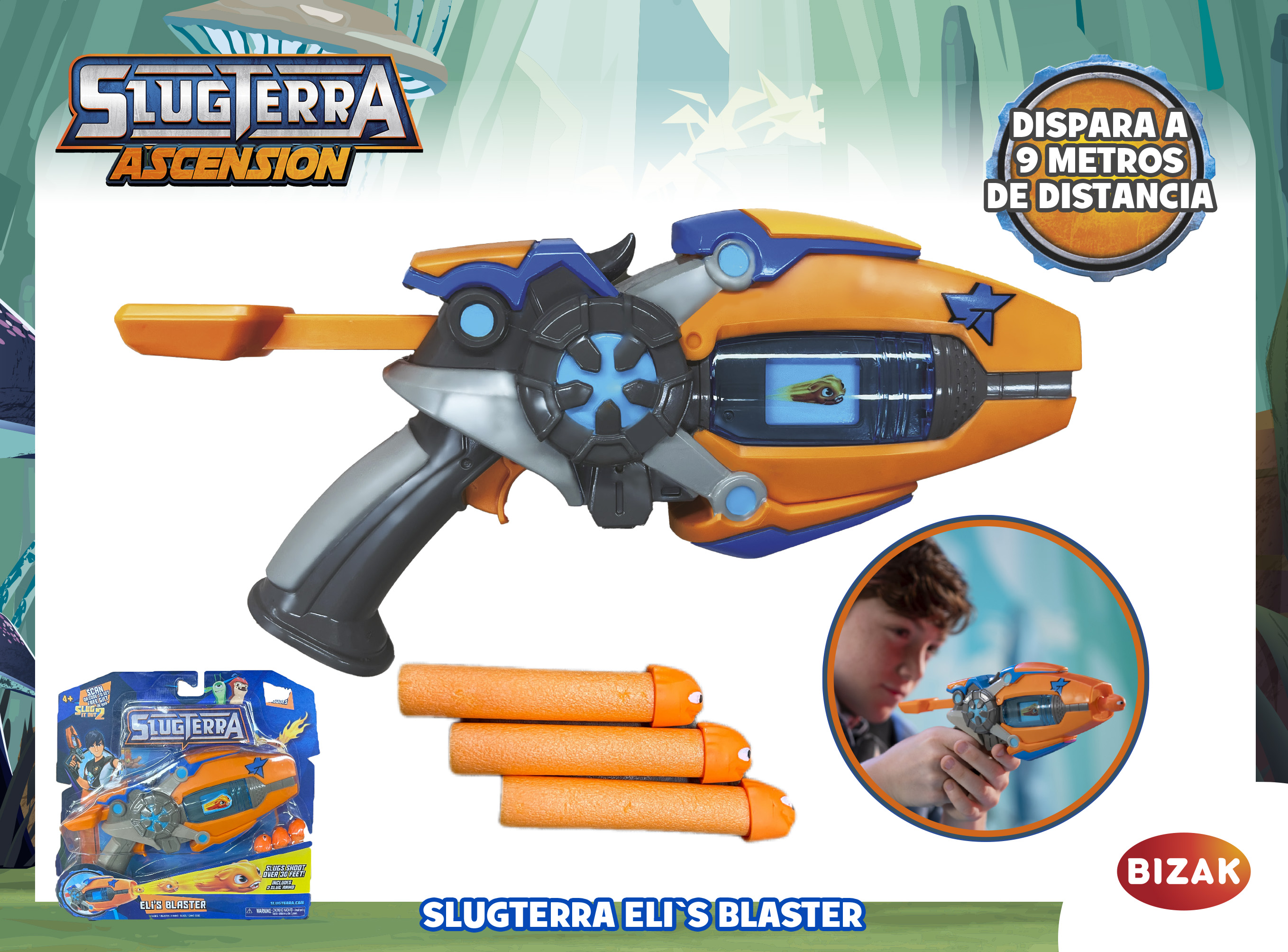 slugterra eli´s blaster (bizak -  64410004)