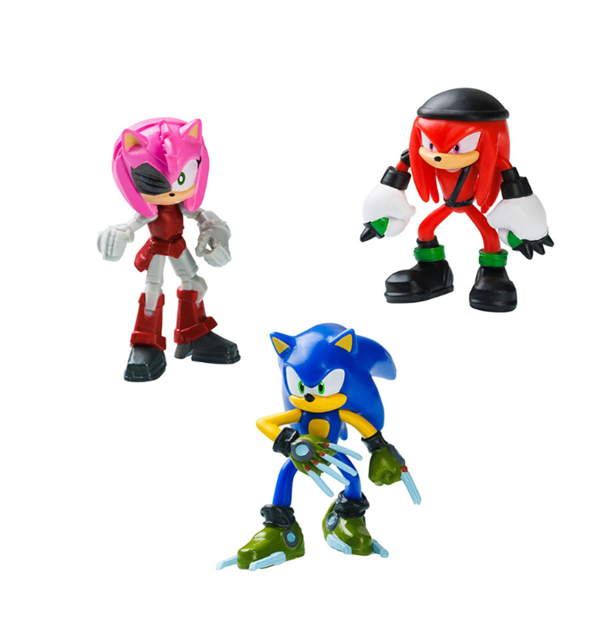 sonic figuras pack de 3 surtidas (bizak - 64112003 )