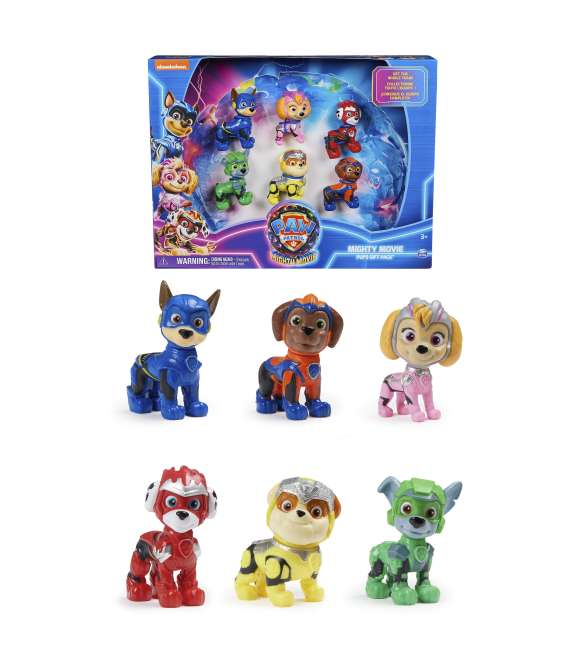 paw patrol gift pack 6 vehiculos pup ( spin master - 6070070 )