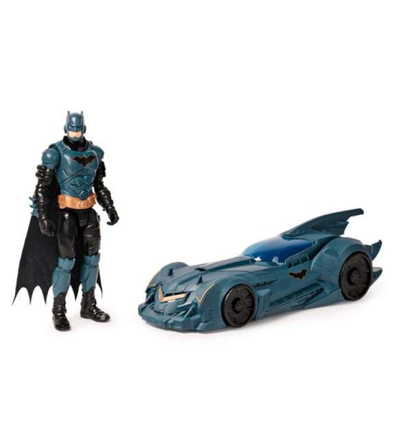 batman batmovil + figura batman 30 cm ( spin master - 6070521 )