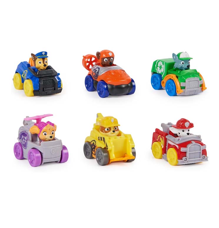 paw patrol gift pack 6 vehiculos pup ( spin master - 6070070 )