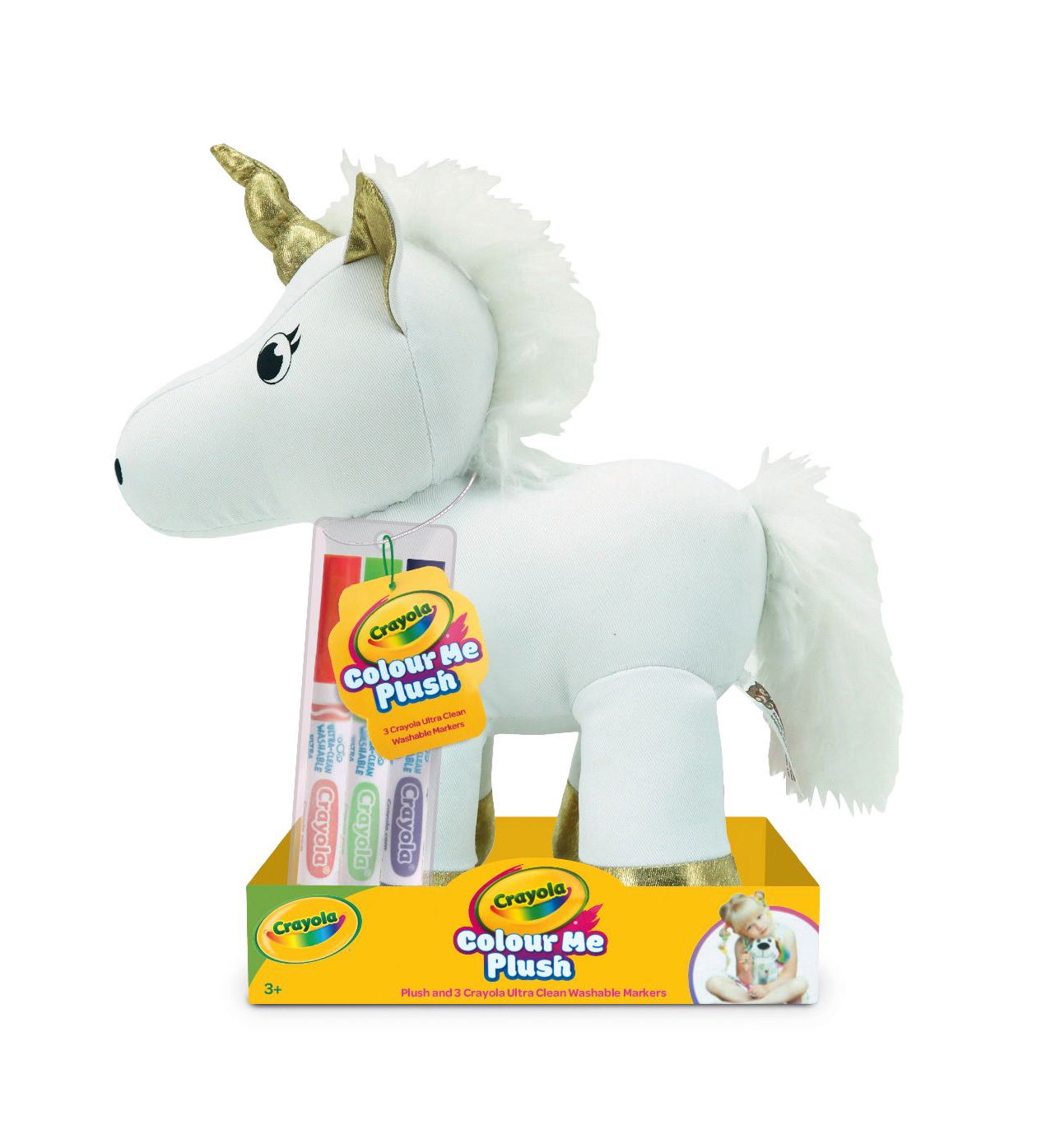 crayola colorea tu peluche unicornio ( 4026316)