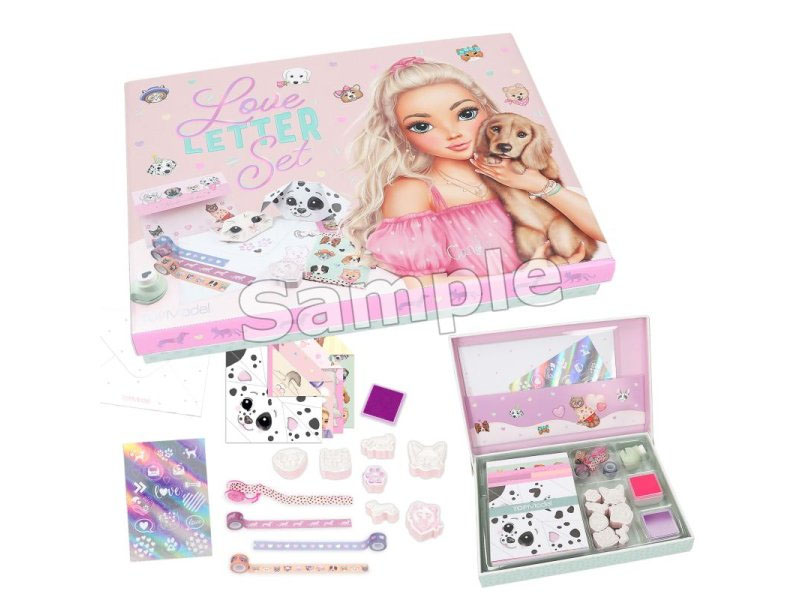 top model set cartas love kitty y doggy  ( despeche - 12881 )