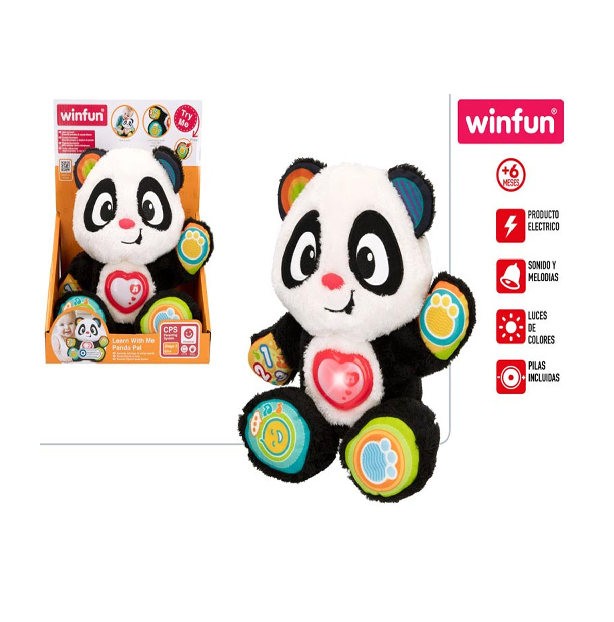 winfun oso panda aprende conmigo (color baby - 46880 )