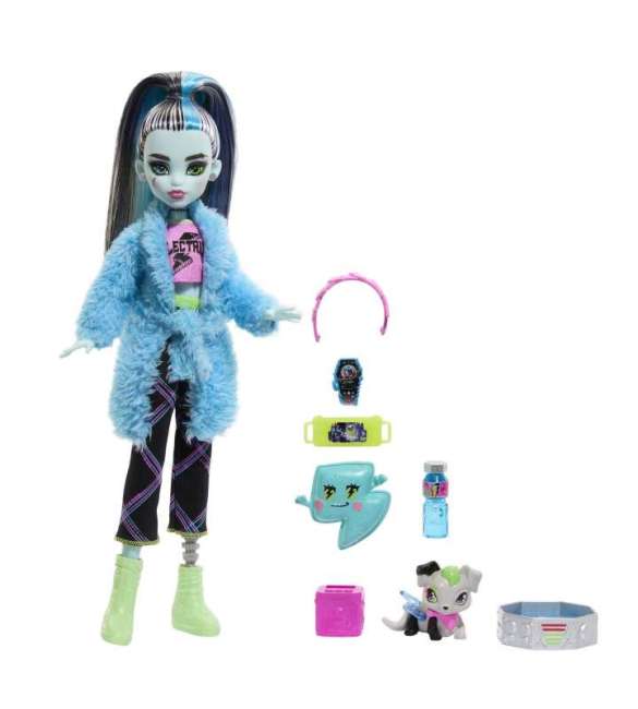 monster high pijamas frankie stein (mattel - hky68)