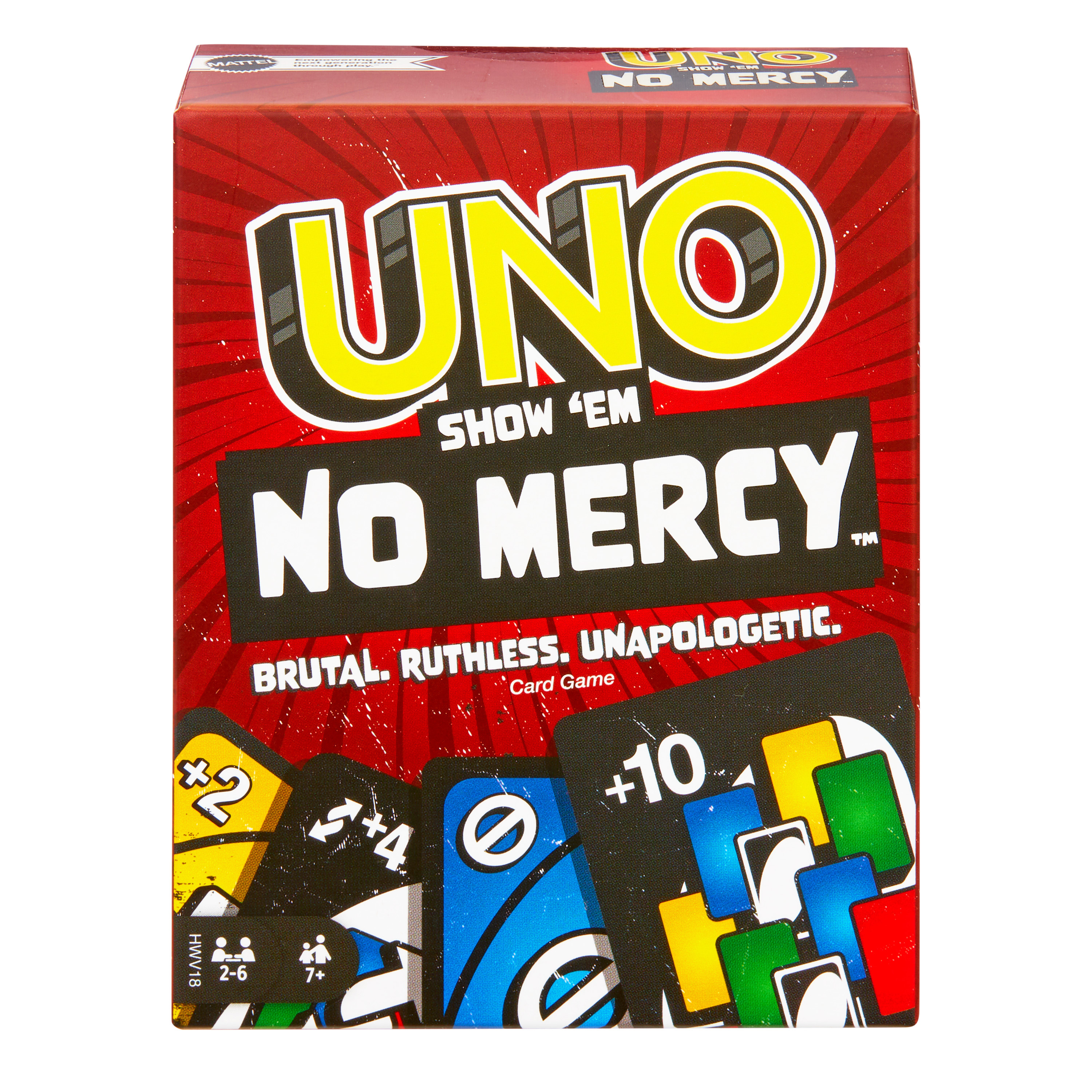 mattel games uno no mercy  (hwv18 )