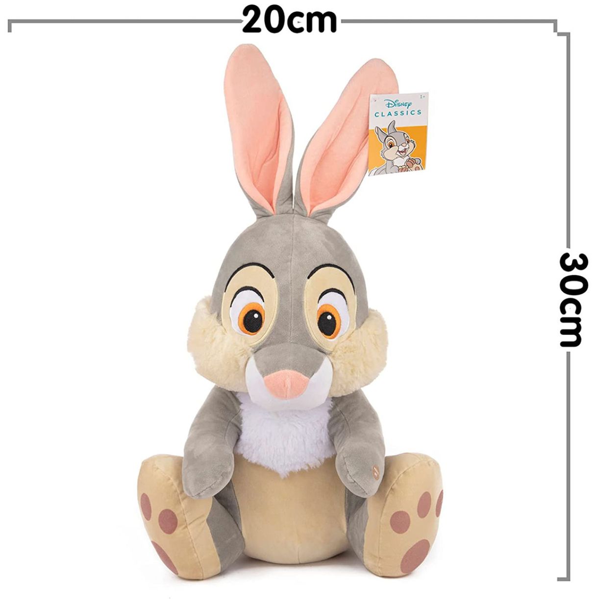 peluche disney thumper mediano c/ sonido (famosa 760021694).