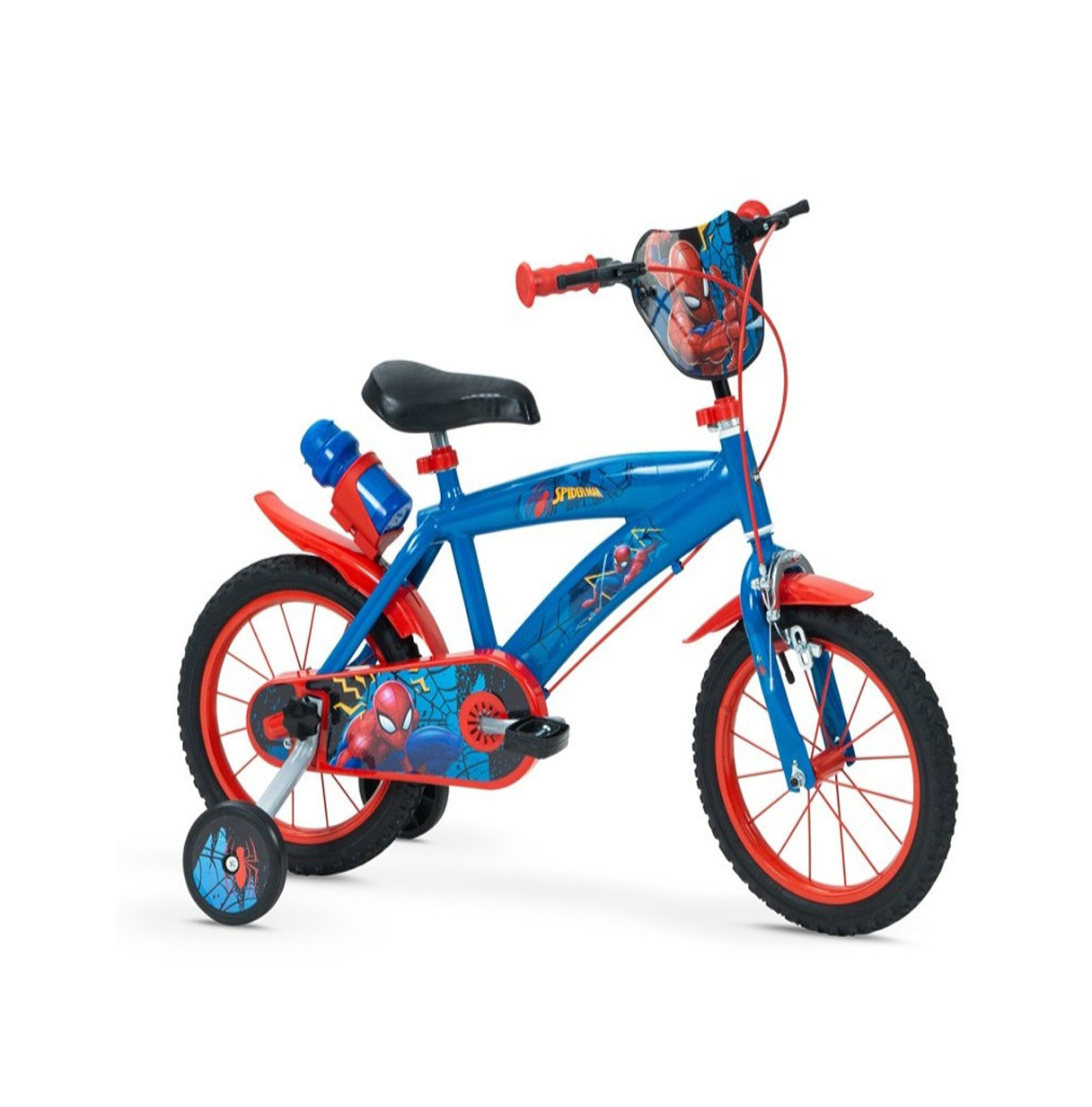 bicicleta toimsa 14" spiderman  (14874)