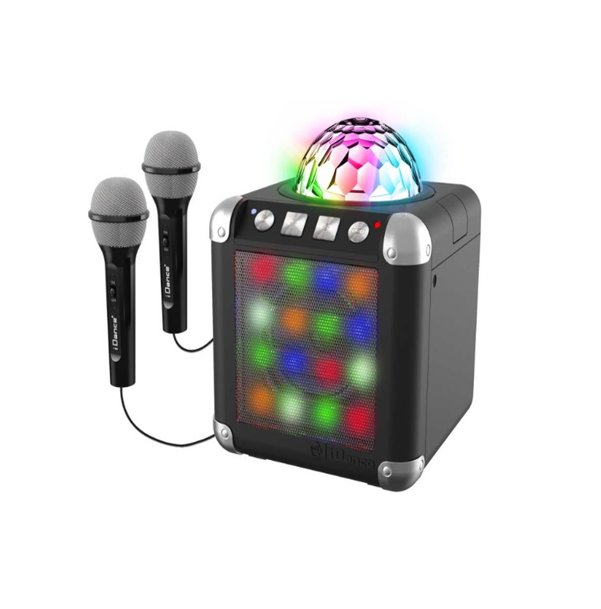 idance karaoke 2 microfonos disco ball  (cefa - 00360 )