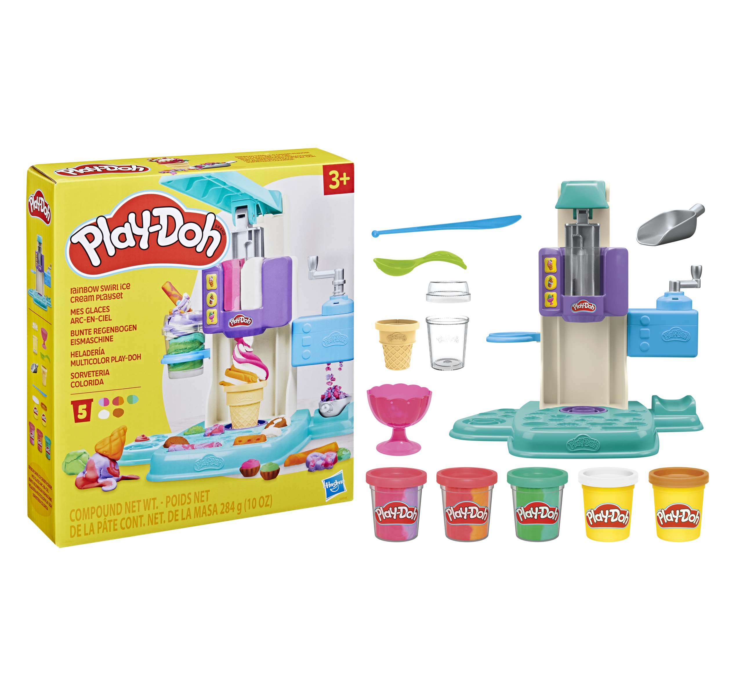 play-doh heladeria multicolor (hasbro - g00285l0)