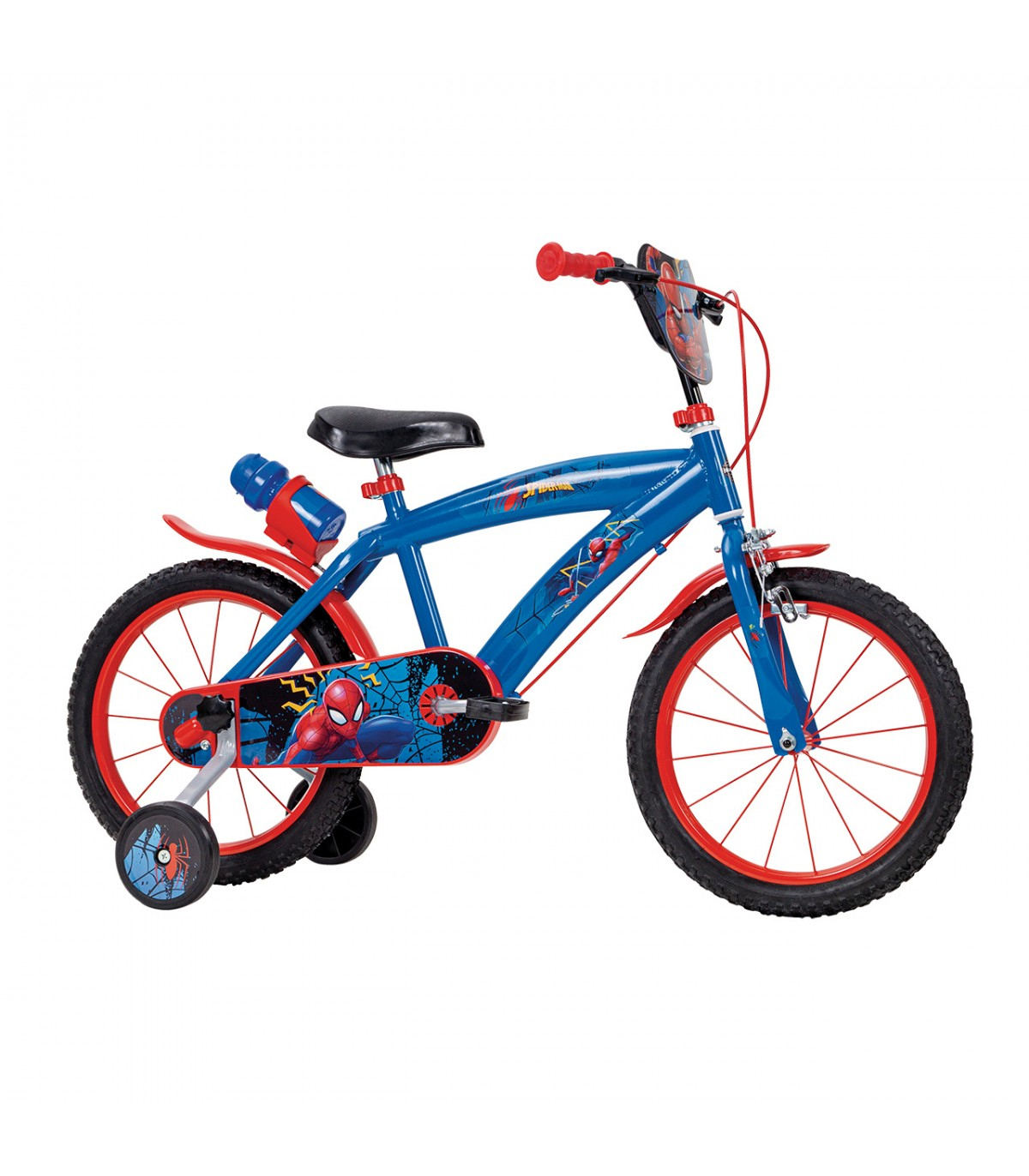 bicicleta toimsa 16" spiderman huffy