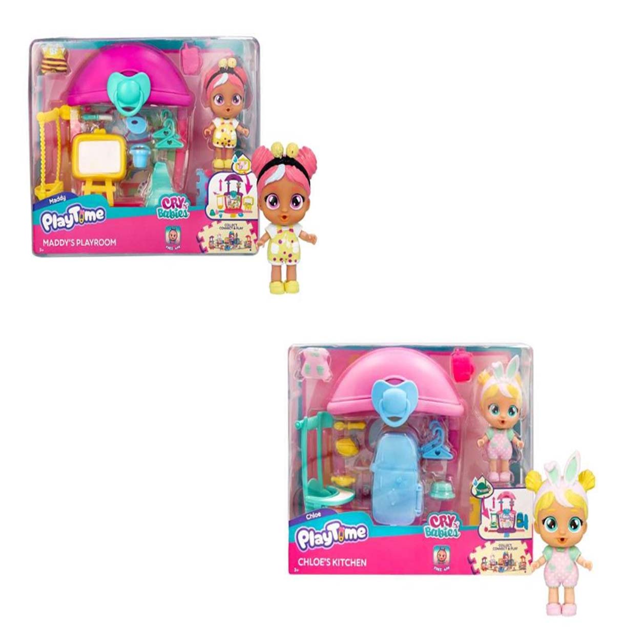 bebes llorones playtime mini playset surtidos ( imc toys - 922532 )