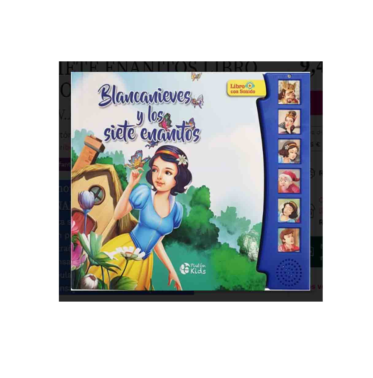 libro con sonidos blancanieves y los siete enanitos (optima ventas - 9788418211478 )