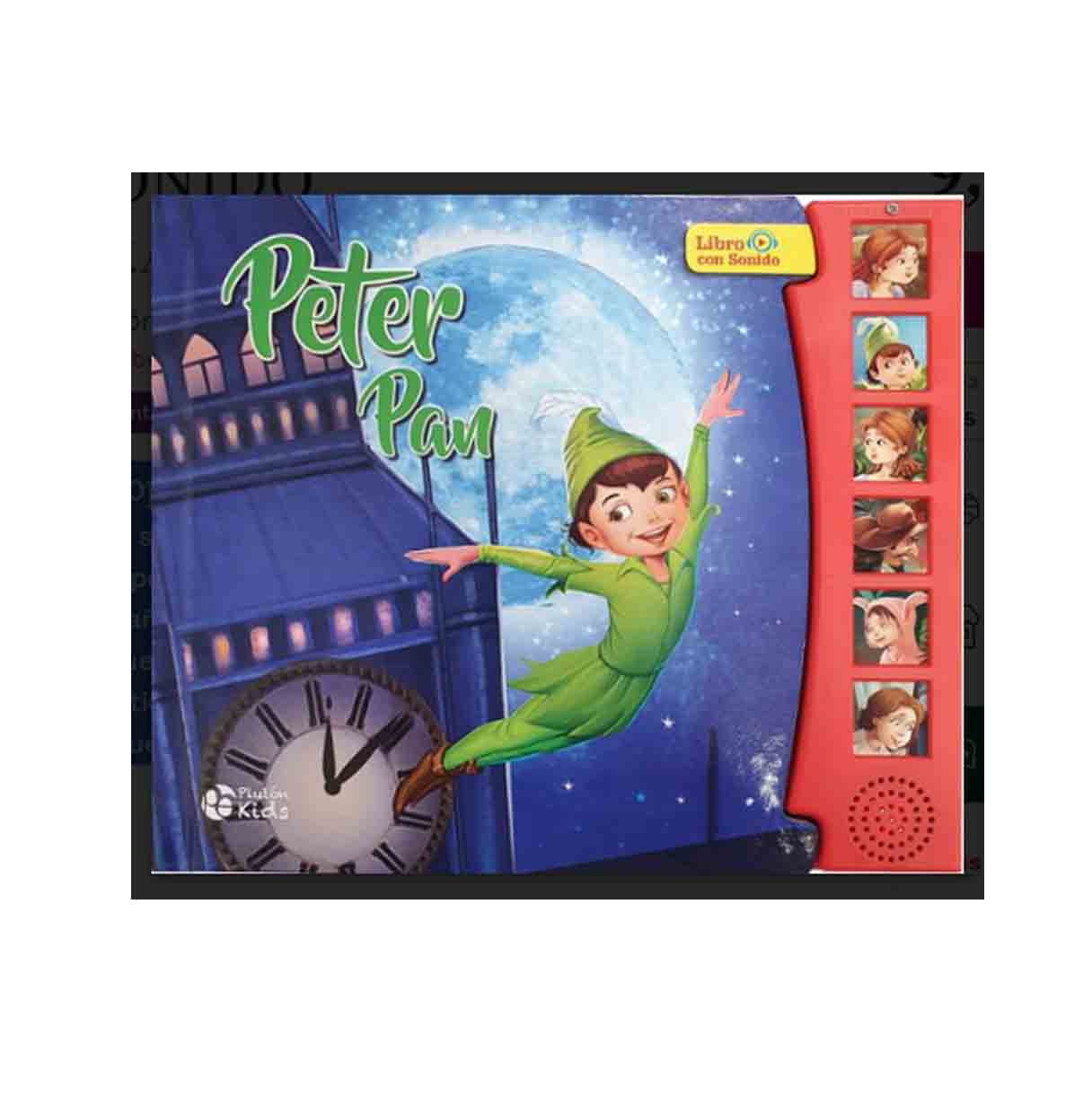 libro con sonidos peter pan (optima ventas - 9788418211461)