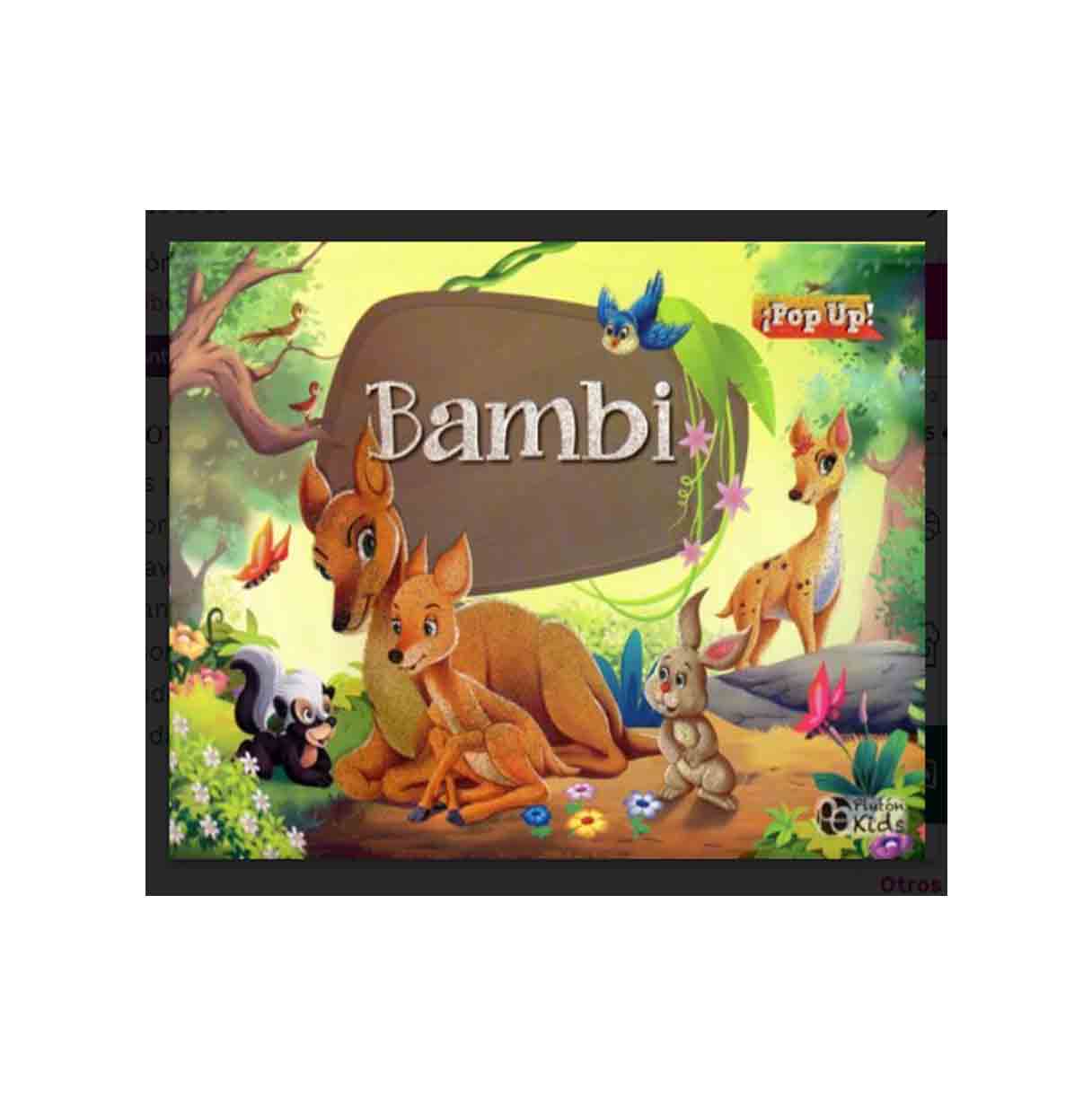 libro pop up bambi ( optima ventas - 9788417477011 )