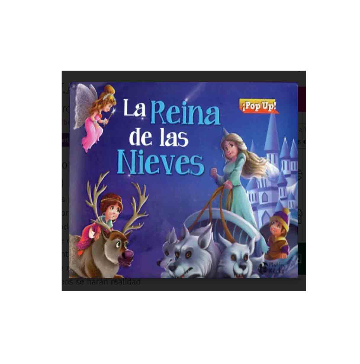 libro pop up la reina de las nieves  ( optima ventas - 9788417477042 )