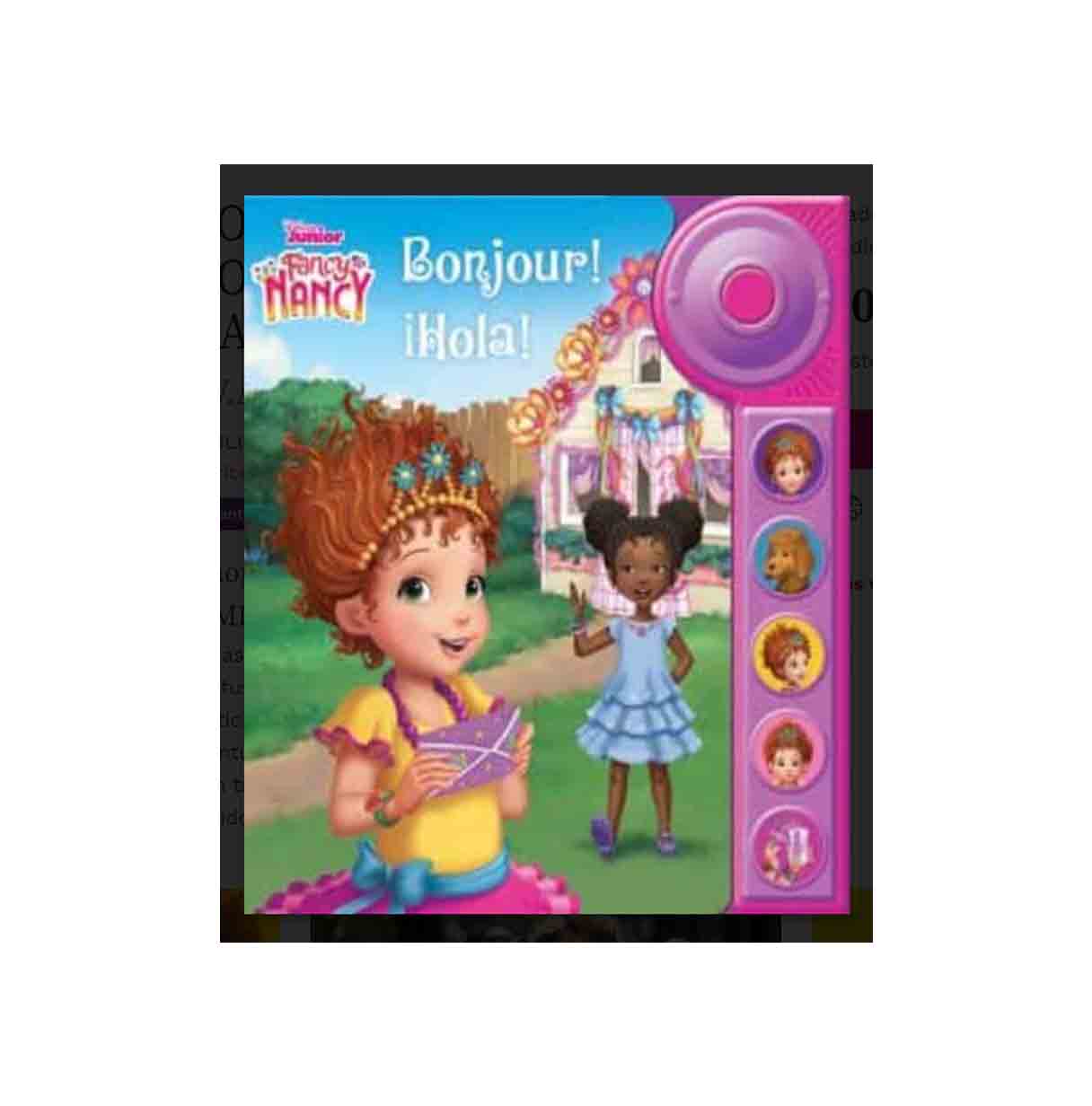 libro bonjour! ¡hola! libro con timbre fancy nancy (optima ventas - 9781503754133 )