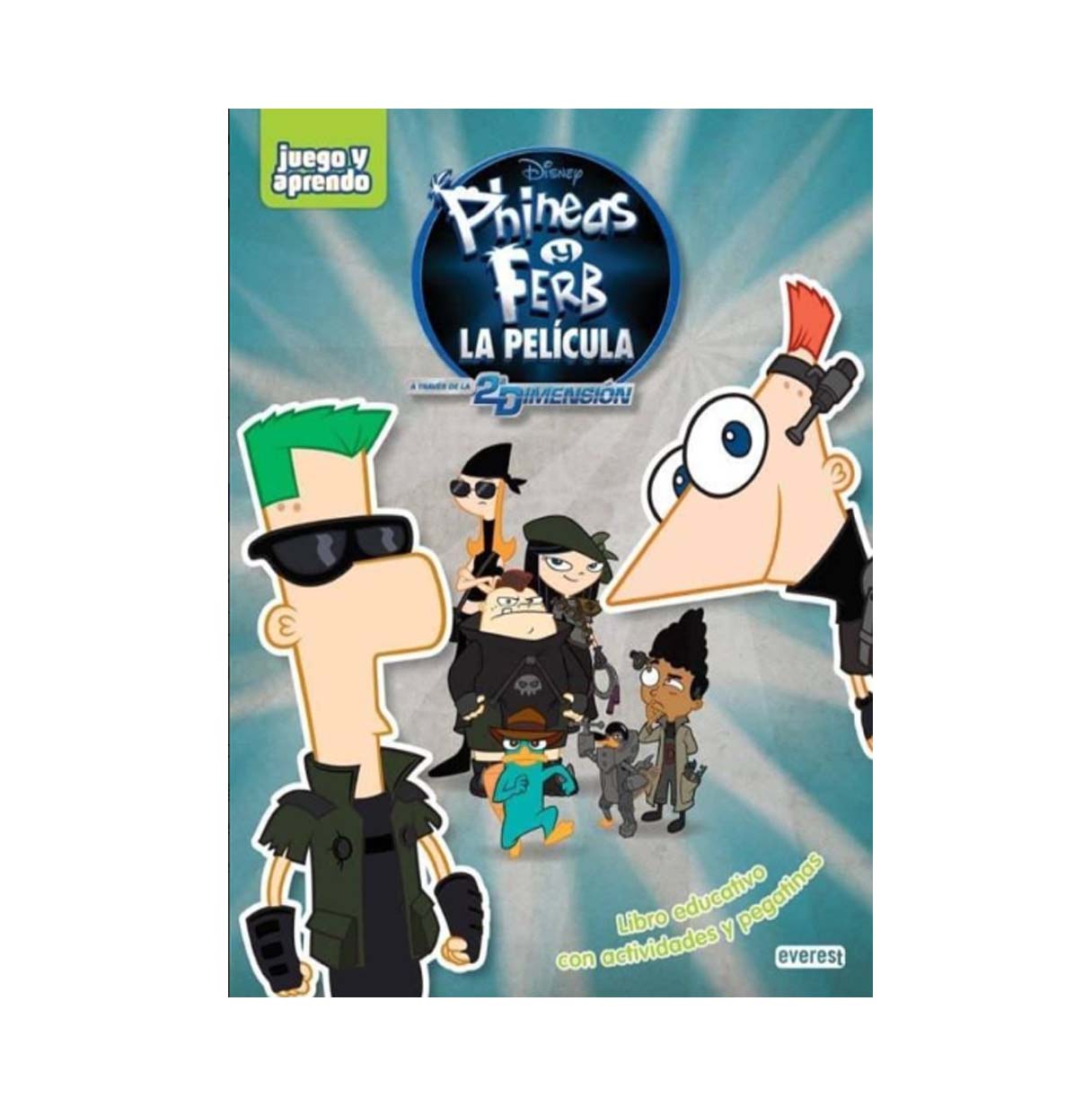 libro disney phineas y ferb (optima ventas - 9788444147918    )