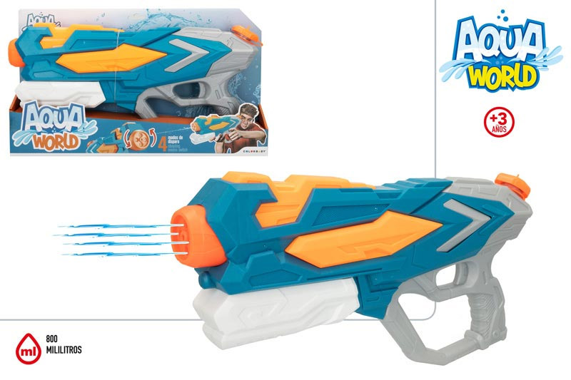 aqua world pistola de agua espacial ( color baby - 49977 )