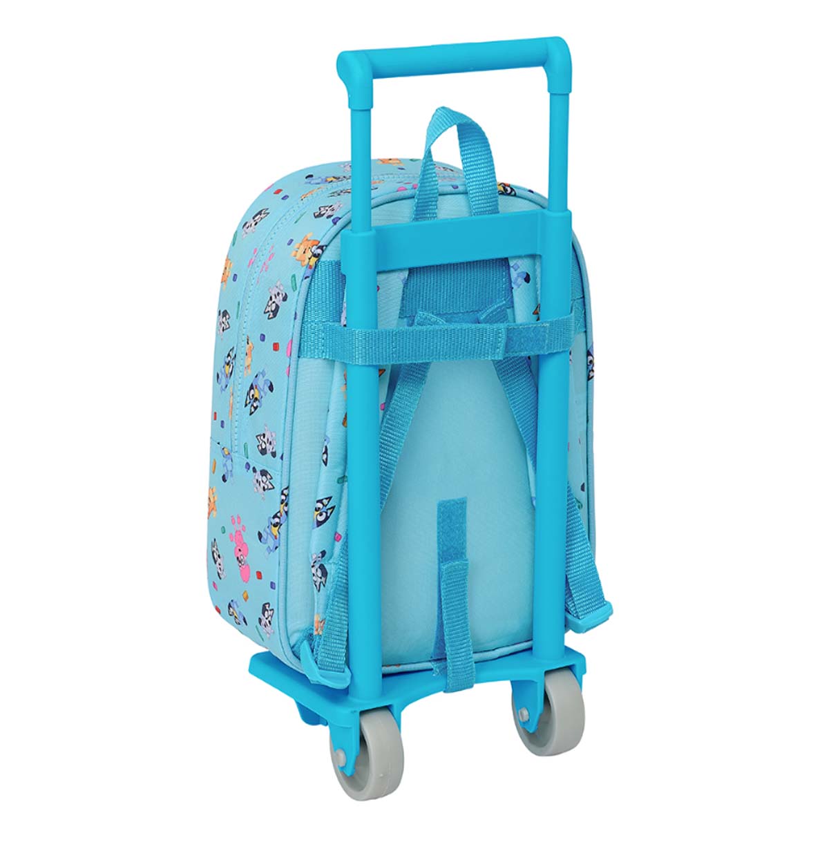 bluey mochila infantil con carro (safta - 612433280  )