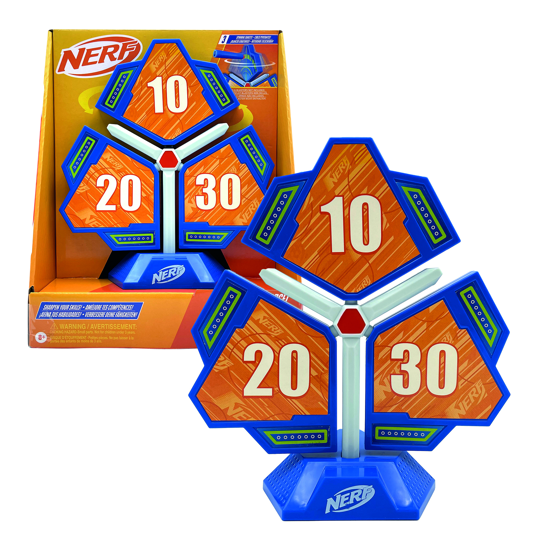 nerf elite hit n spin target ( toy partner - vner0320 )