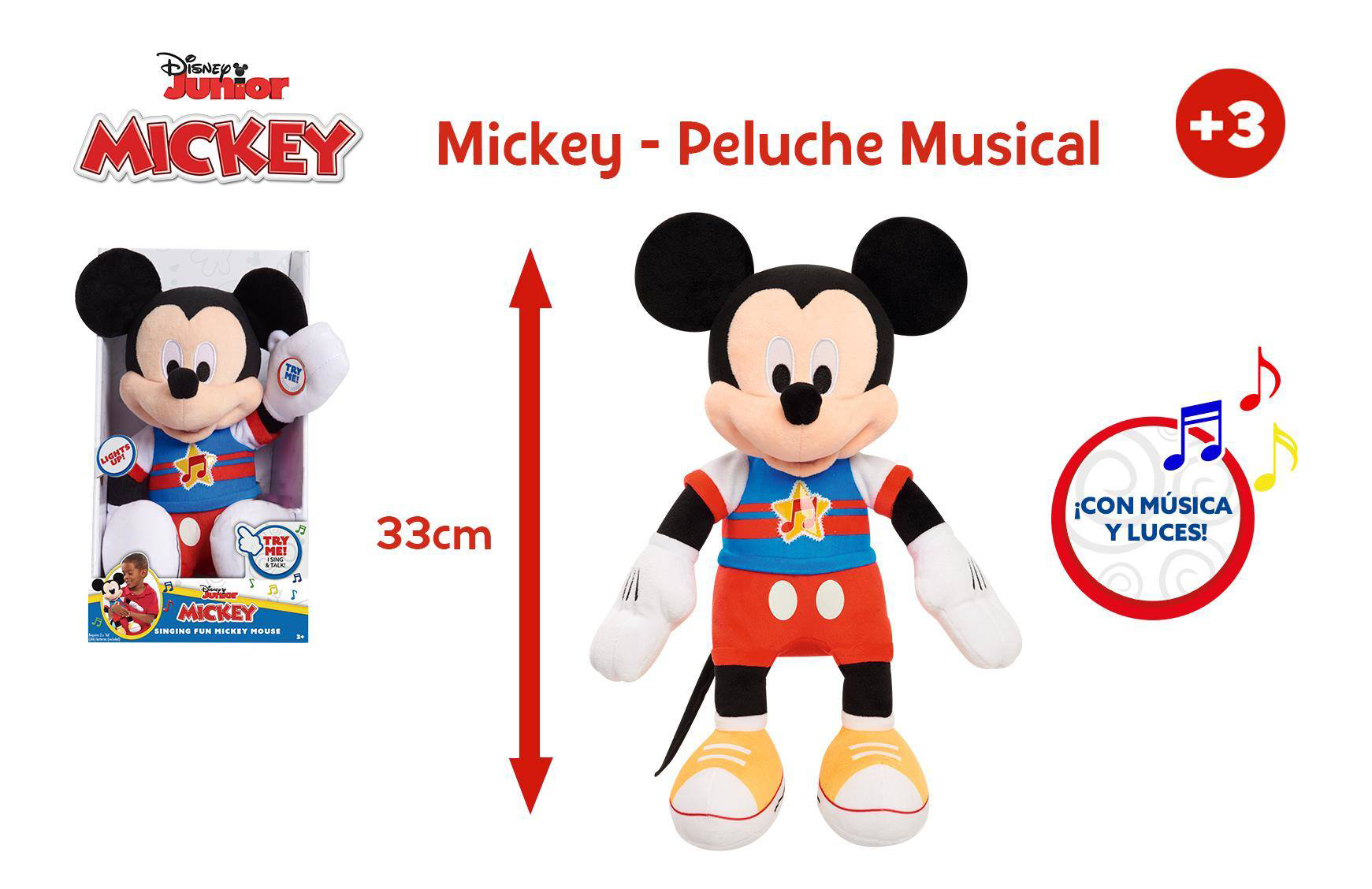 mickey peluche musical