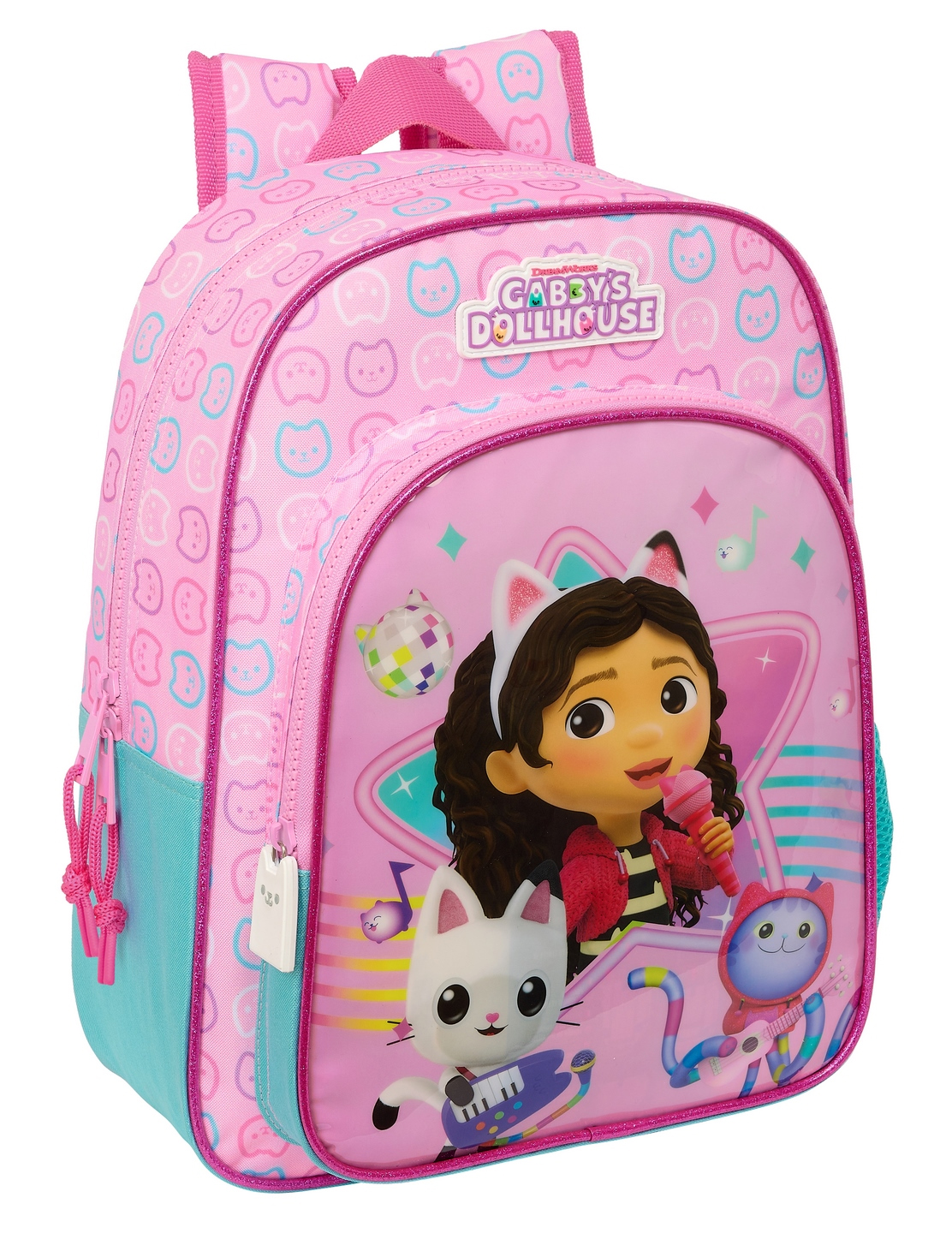 gabby´s dollhouse mochila junior adaptable ( safta - 612427640 )