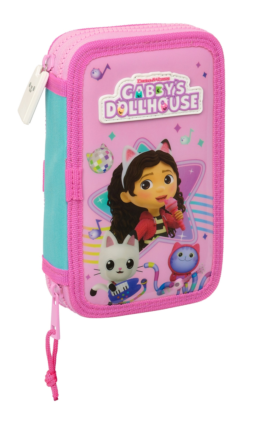 gabby´s dollhouse party plumier doble    (safta - 412427854 )