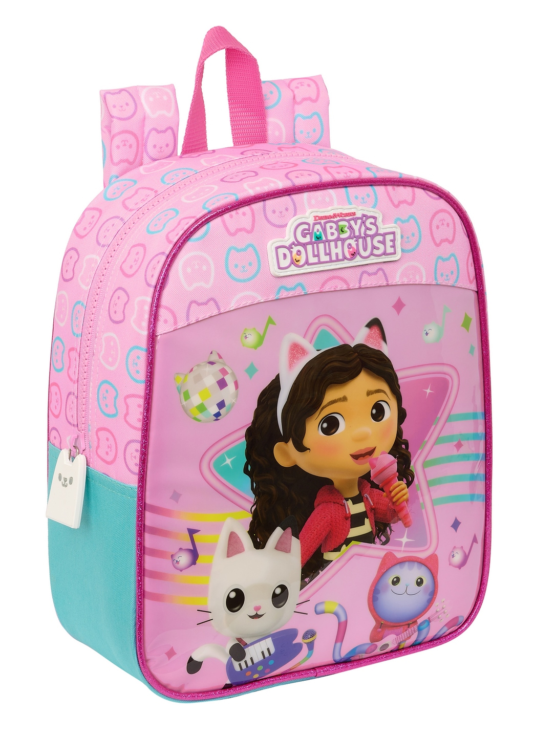 gabby´s dollhouse party mochila adaptable ( safta - 612427232  )