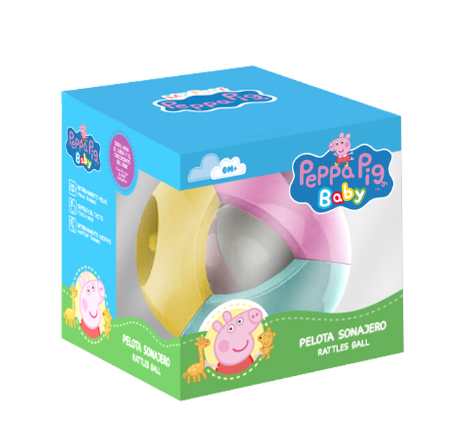 peppa pig pelota sonajero