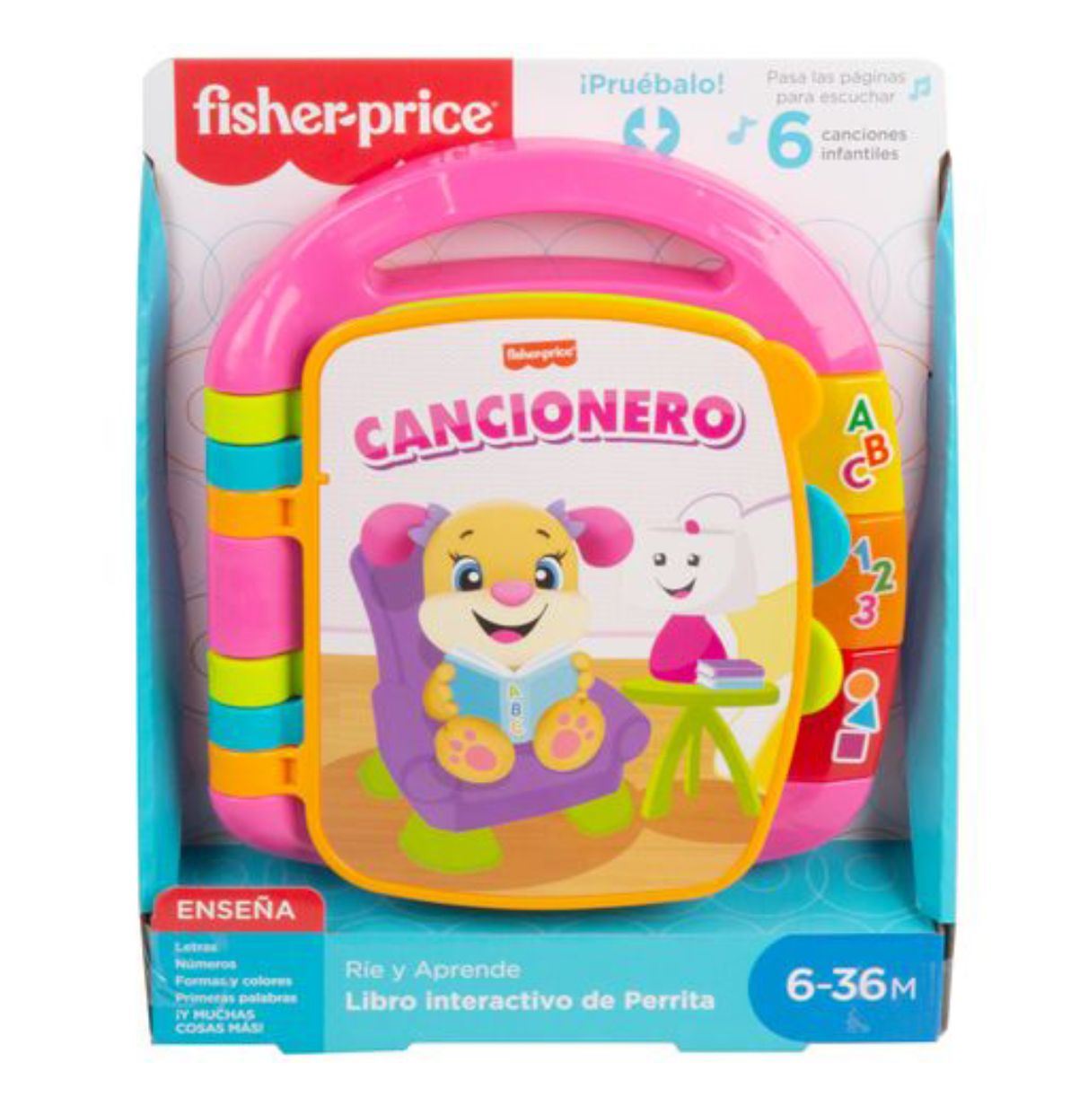 fisher libro interactivo aprendizaje (mattel dlf23)