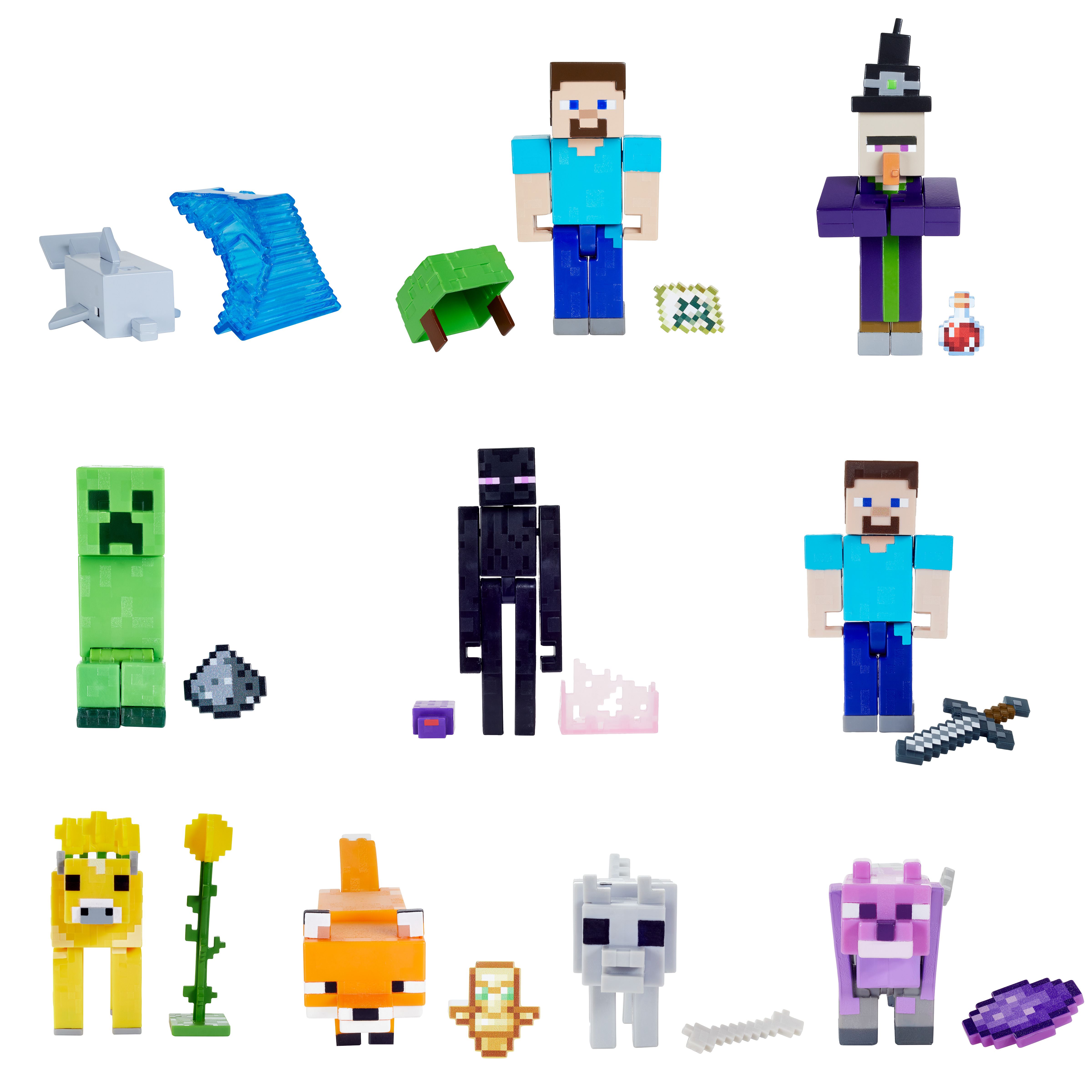 minecraft figuras core surtidas (mattel - gtp08)