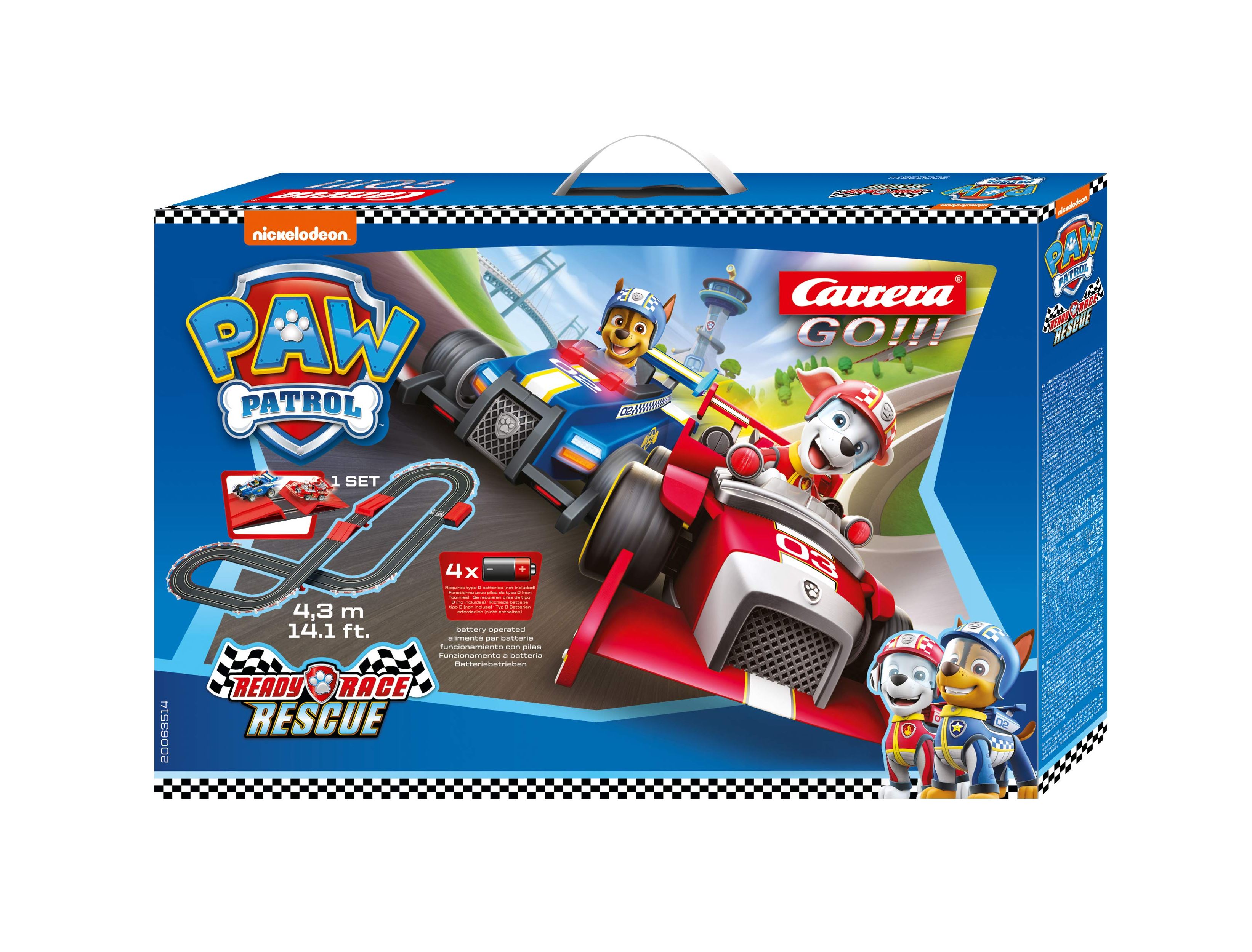 carrera go circuito paw patrol ready 4,3 (soldatoys - 63514)