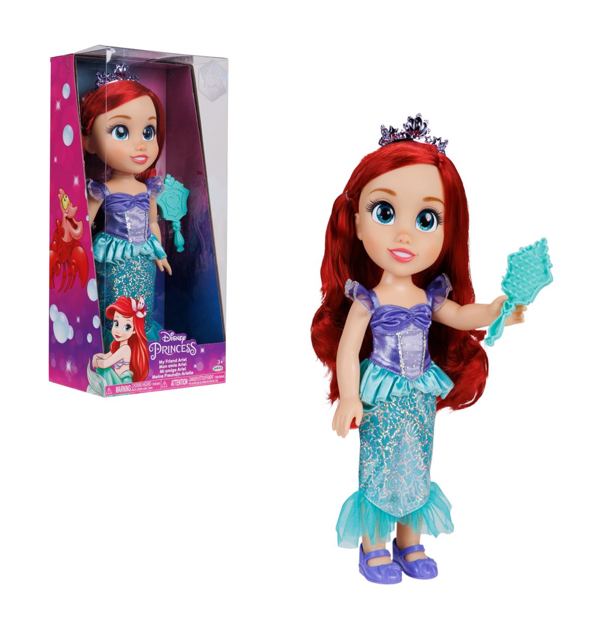 disney princess muÑeca ariel 38 cm  ( jakks pacific - 230124 )