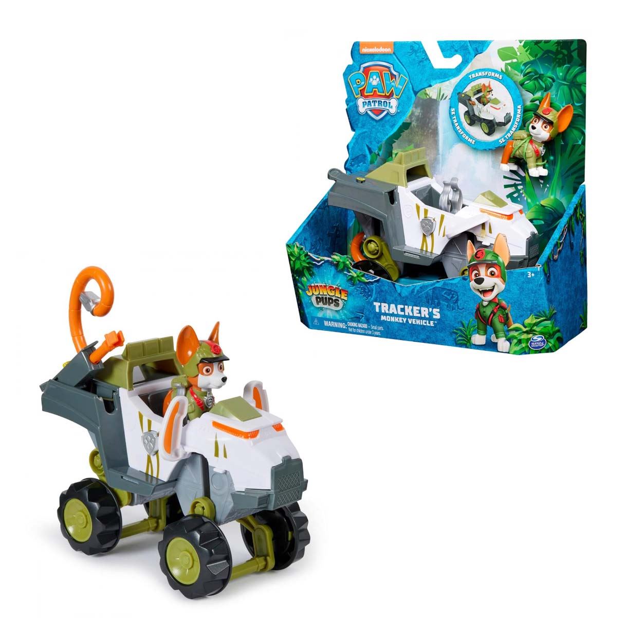 paw patrol vehiculo jungle tracker ( spin master - 6067762 )