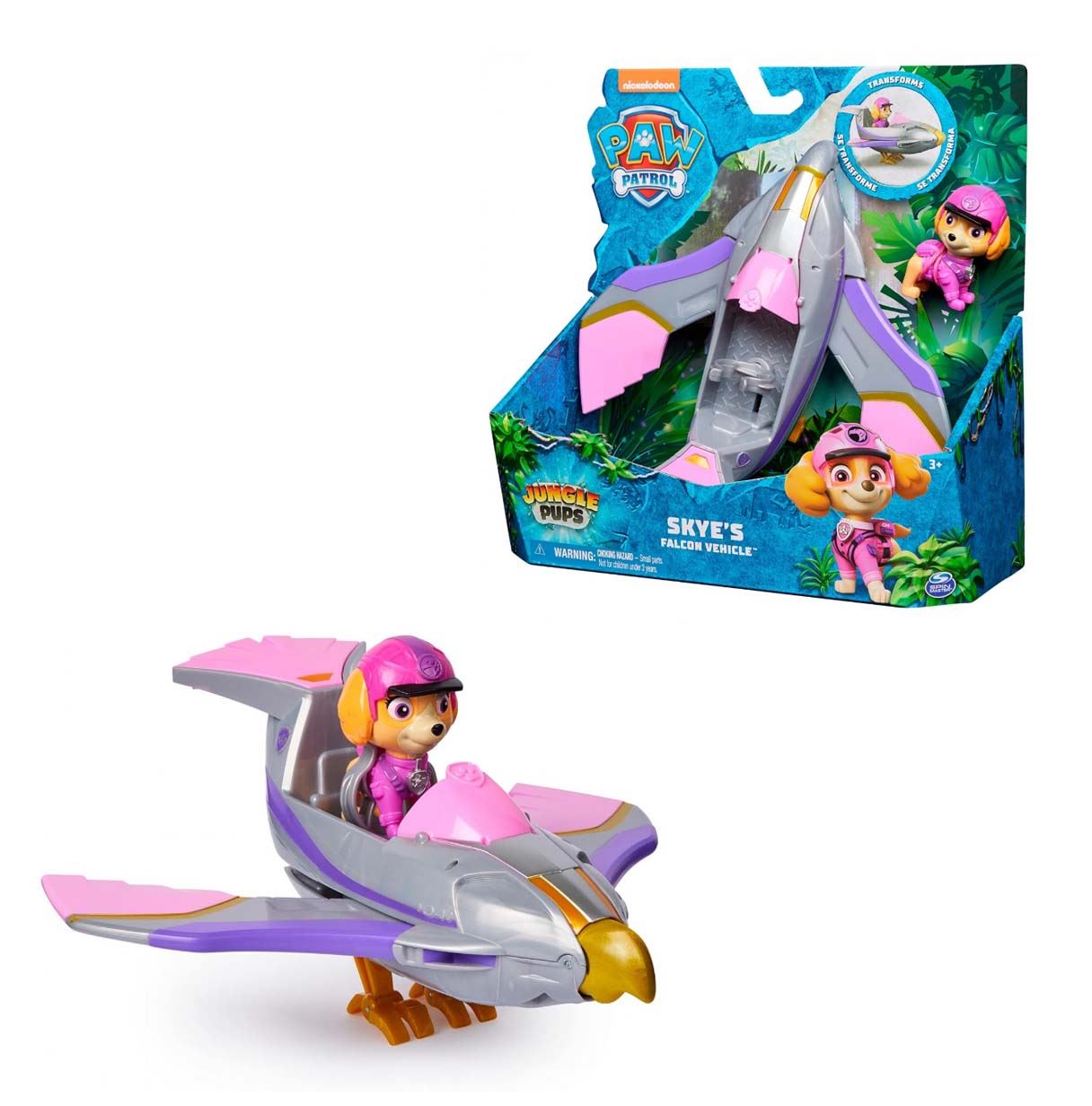 paw patrol vehiculo jungle skye ( spin master - 6067760 )